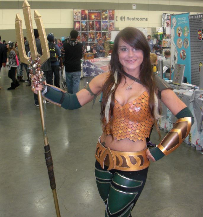 Der var en del cosplay, hvor dette var en af de bedre.